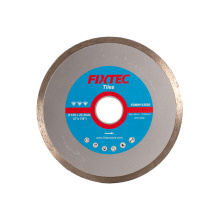 FIXTEC Wet Cutting Continuous Rim Diamond Blade for Porcelain, Marble, Granite & Ceramic Tile